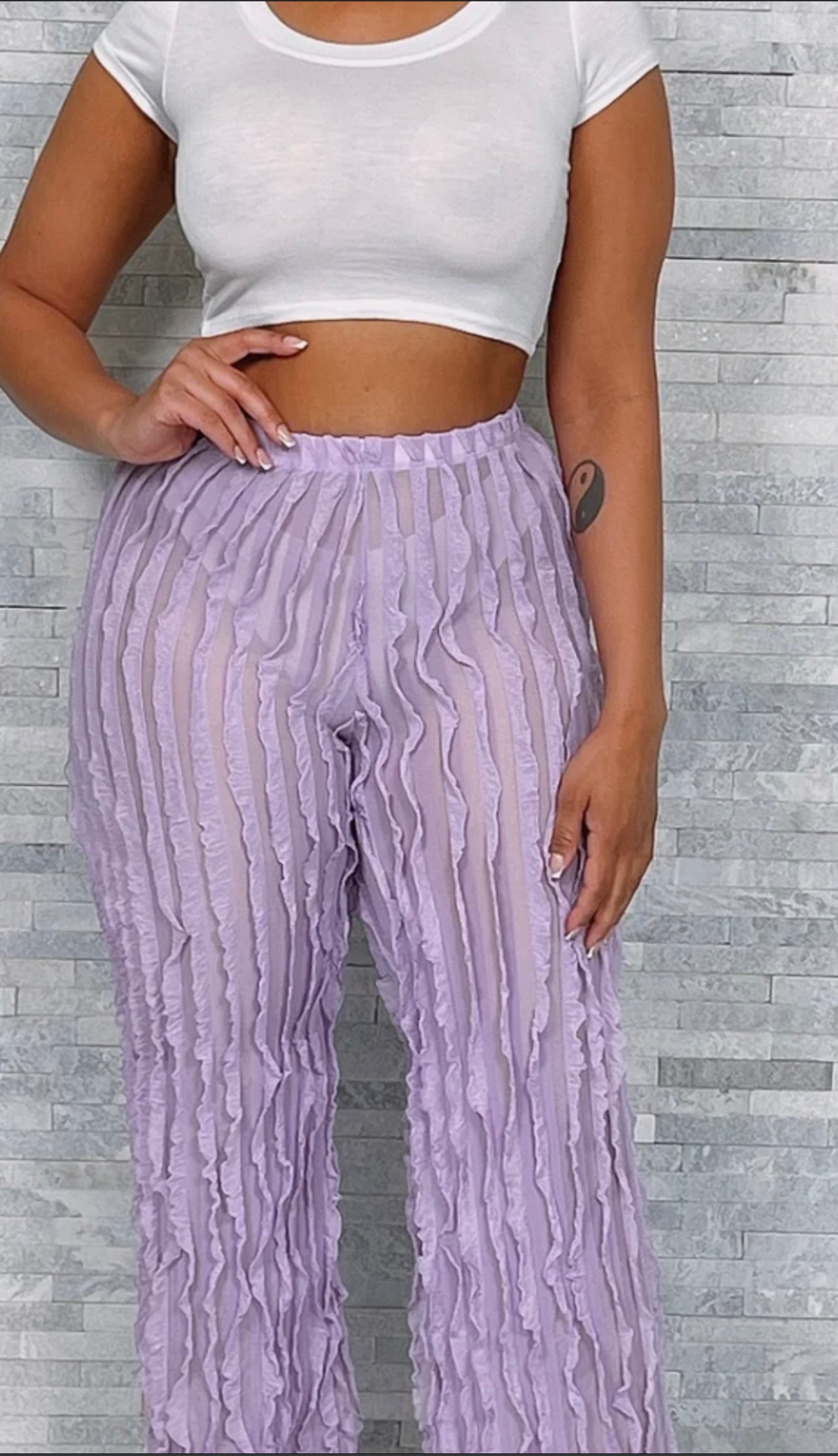 Ruffle My Feathers Pants