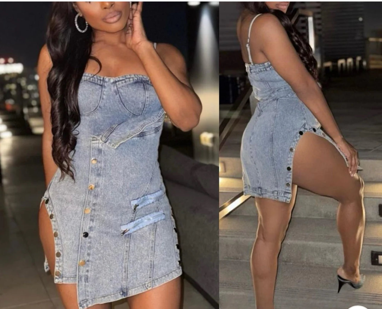 Tabby Denim Dress