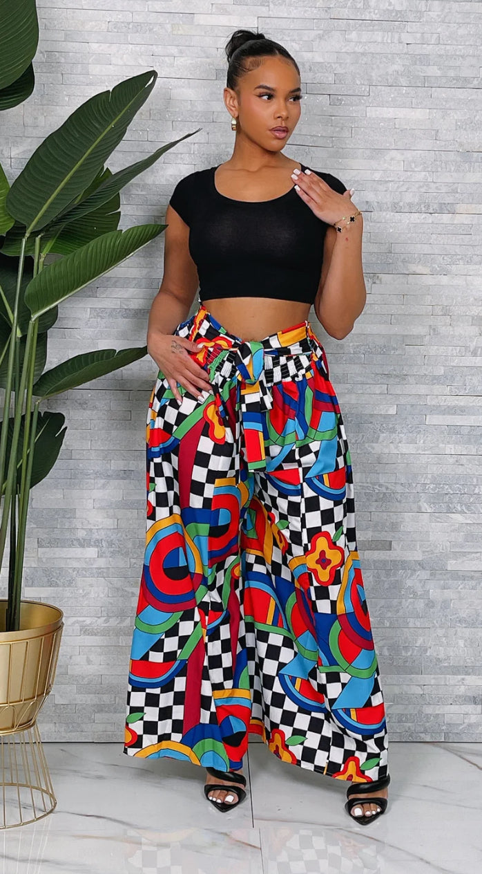Abbie Abstract Pants