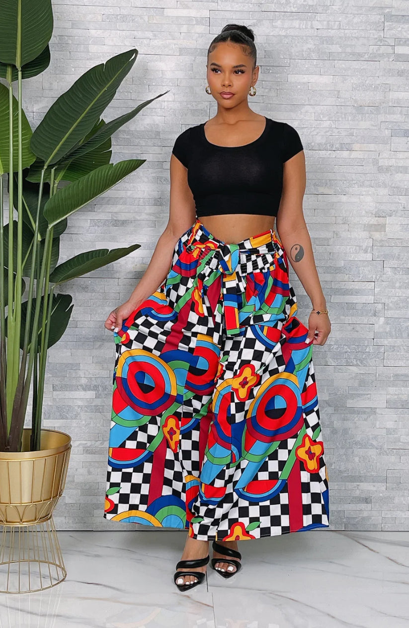 Abbie Abstract Pants