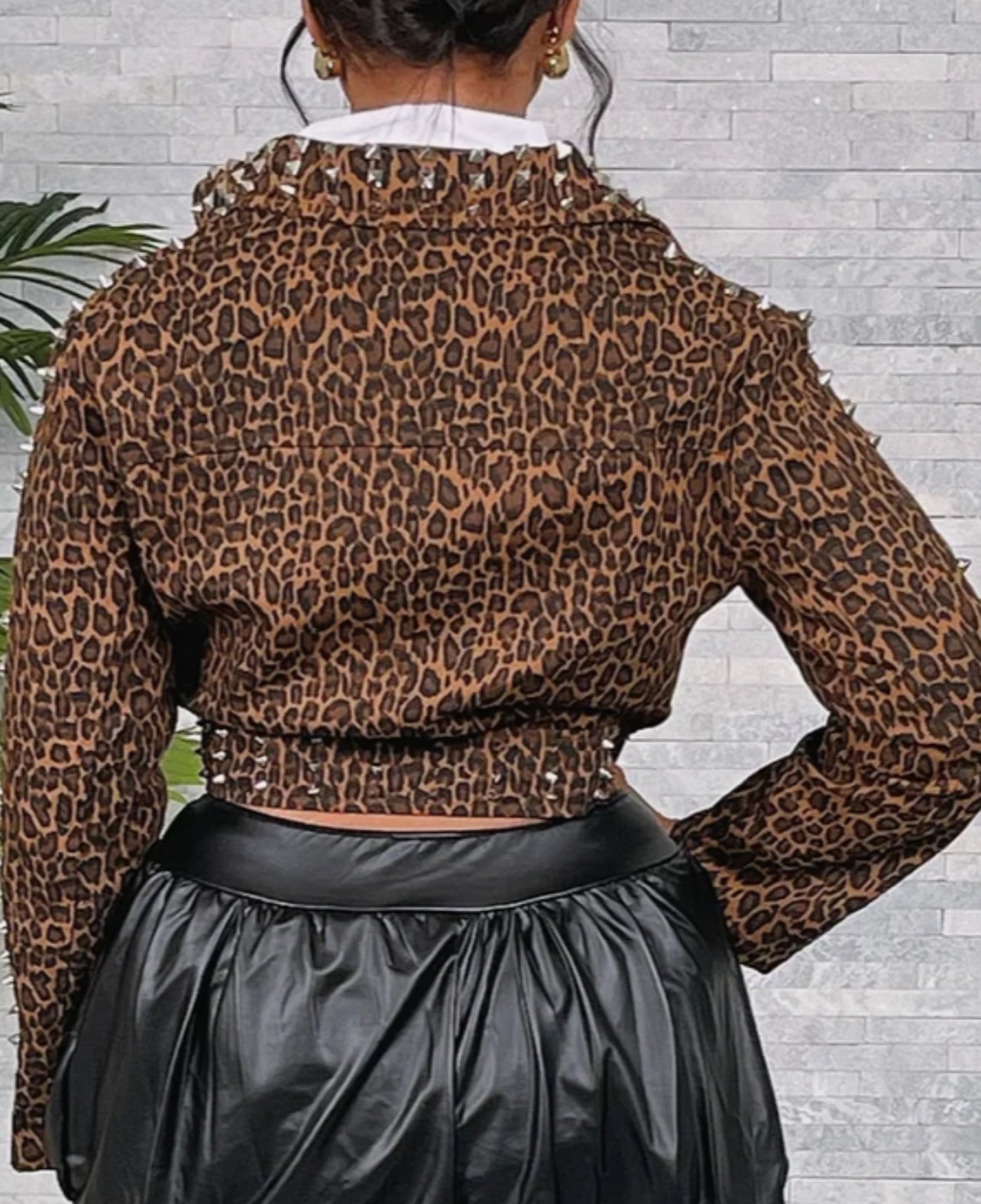 Motorcycle Leopard Jacket