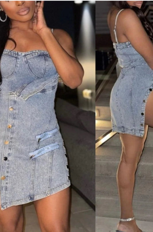 Tabby Denim Dress
