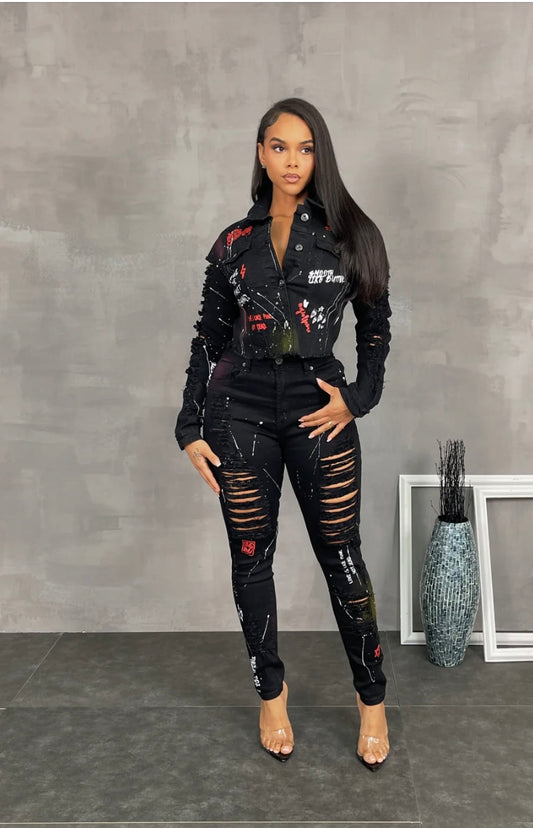 Star Girl Jean Set