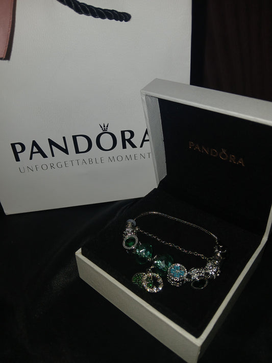 Emerald Pandora Bracelet