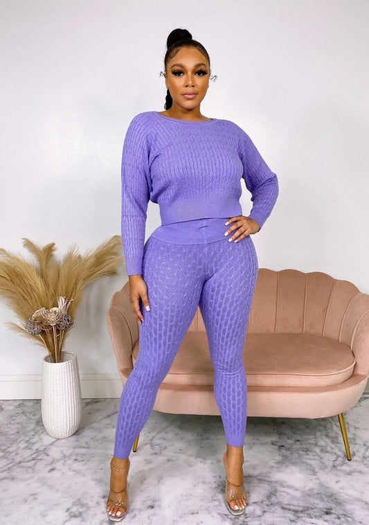 KNIT SWEATER & LEGGINGS SET