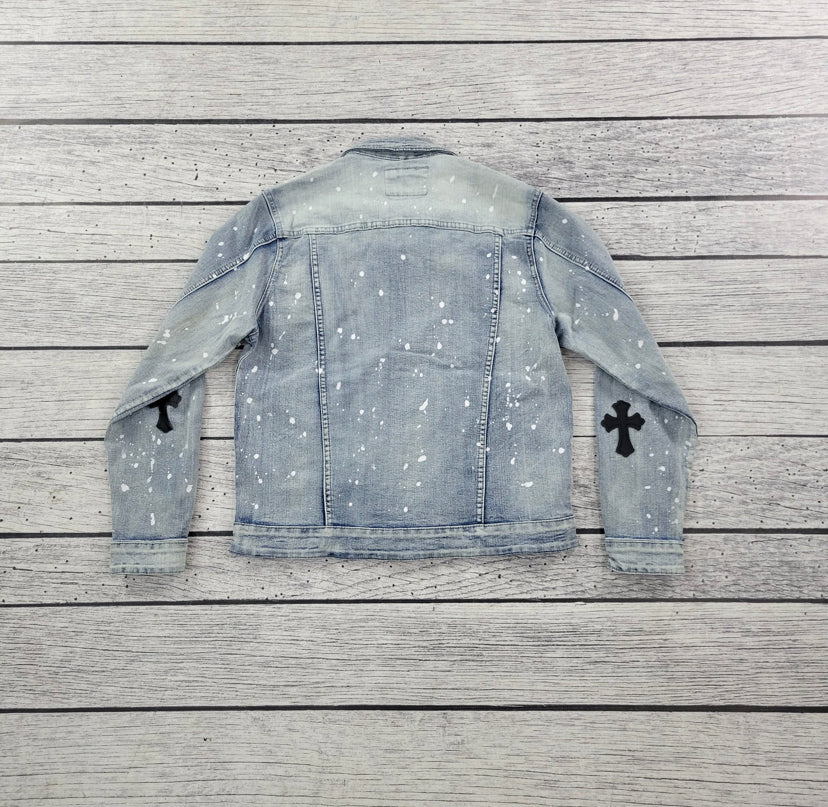 CROSS PATCH JEAN JACKET