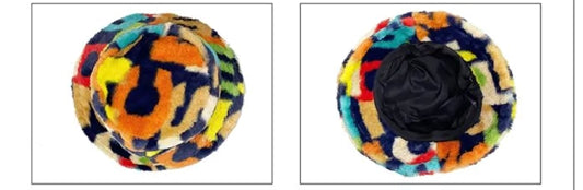 MULTI FUR BUCKET HAT